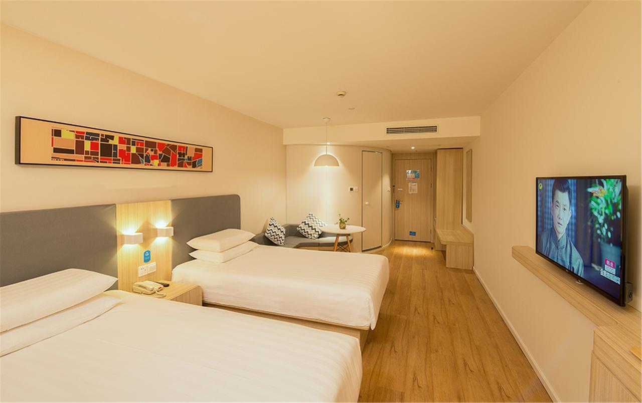 Hanting Hotel Qingdao Zhanqiao Railway Station Exteriör bild